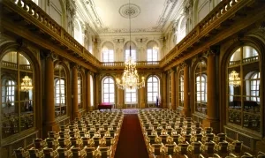 Melchior Hefele: Zrkadlová sieň Primaciálneho paláca, 1778 – 81, Bratislava
