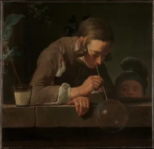 Jean-Baptiste Siméon Chardin: Mydlové bubliny, 1733 – 34